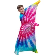 Sensory Sock Body Sock,Medium,6-9 Years, Blue Dinosaur Full Body Sock Provides Deep Pressure Input Sensory Toys for Autistic Children Perfect for Children with Sensory Processing
